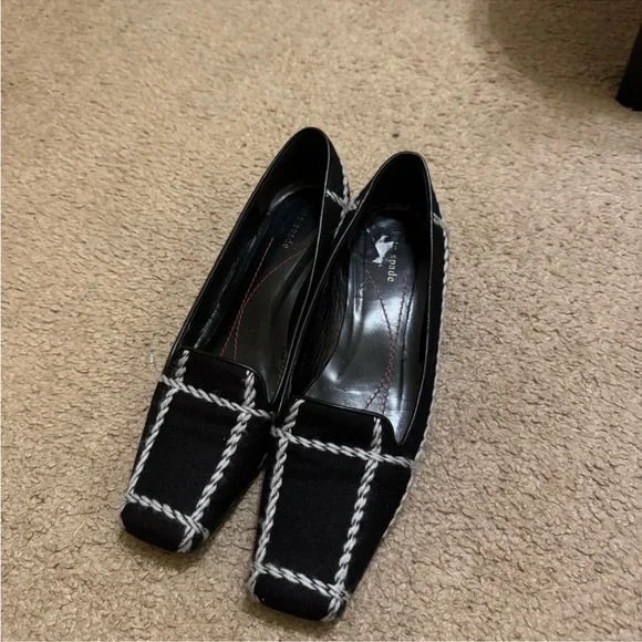 Kate Spade Black & White Heels - Picture 1 of 4